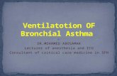 Mechanical ventilation of bronchial asthma, is it a real dilemma