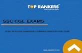 SSC CGL Exam Preparation - Staff Selection Commission Exam