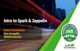 Intro to Spark with Zeppelin