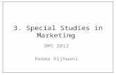 Special studies in marketing  3