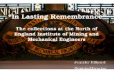 In Lasting Remembrance: The Collections of the North of England Institute of Mining and Mechanical Engineers