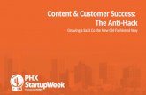 Content & Customer Success: The Anti-Hack Growing a SaaS Co the New Old Fashioned Way byScott Salkin