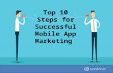 Top 10 Steps for Successful Mobile App Marketing