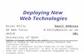 IWMW 1998: Deploying new web technologies