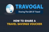 How To Share A Travogal Travel Savings Voucher