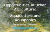 Opportunities in Urban Agriculture