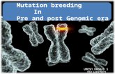 mutation breeding in pre & post genomic era