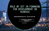 The role of ICT in financing for development in nigeria