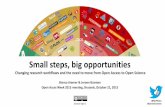 Small steps-big-opportunities-brussels-open-access-week-2015-kramer-bosman slideshare