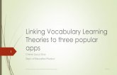 Linking vocabulary learning theories to three apps