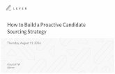 How to Build a Proactive Candidate Sourcing Strategy