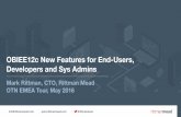 OTN EMEA TOUR 2016  - OBIEE12c New Features for End-Users, Developers and Sysadmins
