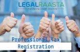 Professional tax Registration