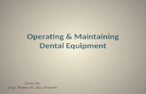 Operating & Maintaining