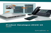 IP telephony & Unified Communications: innovaphone product catalogue 2015/2016 (EN)