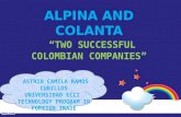 ALPINA AND COLANTA "TWO SUCCESFUL COLOMBIAN COMPANIES"