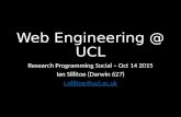 Web Engineering at UCL