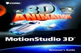 Corel MotionStudio 3D Reviewer's Guide