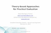Theory-based Approaches for Practical Evaluation