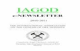 IAGOD e-Newsletter 2010-2011