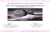 Andhra Pradesh State Budget 2009-2010 A first glance
