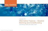 Alternative Finance – Shadow Banking and Crowdfunding