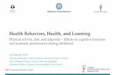 Health behaviors, cognition and learning 2016