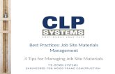Best Practices: Job Site Materials Management