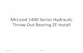 Mc leod 1400 series hydraulic throw out bearing zf