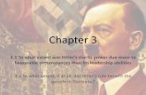 Sec 3N Hist (Elec) Chapter 3.1: Hitlers Germany (Hitlers rise to power)
