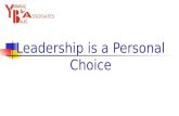 Leadership is a Personal Choice by Mirza Yawar Baig