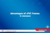 Advantages of uPVC frames in monsoon