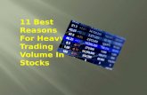 11 Best Reasons For Heavy Trading Volume In Stocks | GetUpWise