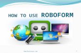 Ramil baltazar how to use roboform