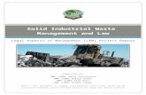 Solid industrial waste management & law - MBA project report