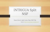 NSF File Splitter Tool to Split Large Lotus Notes Archive