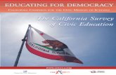 The California Survey of Civic Education The California Survey of ...