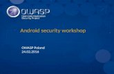 [Wroclaw #1] Android Security Workshop