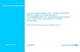 Evaluation of the WASH Sector Strategy “Community Approaches To ...