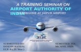 Airport authority of India summer training ppt