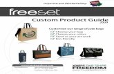 Freeset Sustainable Custom Bag Guide