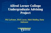 Alfred Lerner Undergraduate Advising and Academic Services