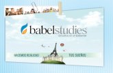 Presentacion general babel studies sin video