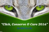 Click, Conserve and Care 2016