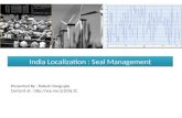 DM Seal Management - India Localization