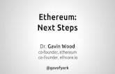 Ethereum: Next steps...