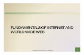FUNDAMENTALS OF INTERNET AND WORLD WIDE WEB
