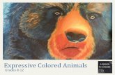 Sw expressive colored animals