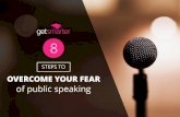 8 steps to overcome your fear of public speaking