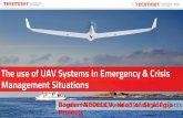 The use of uav systems in emergency & crisis management situations
